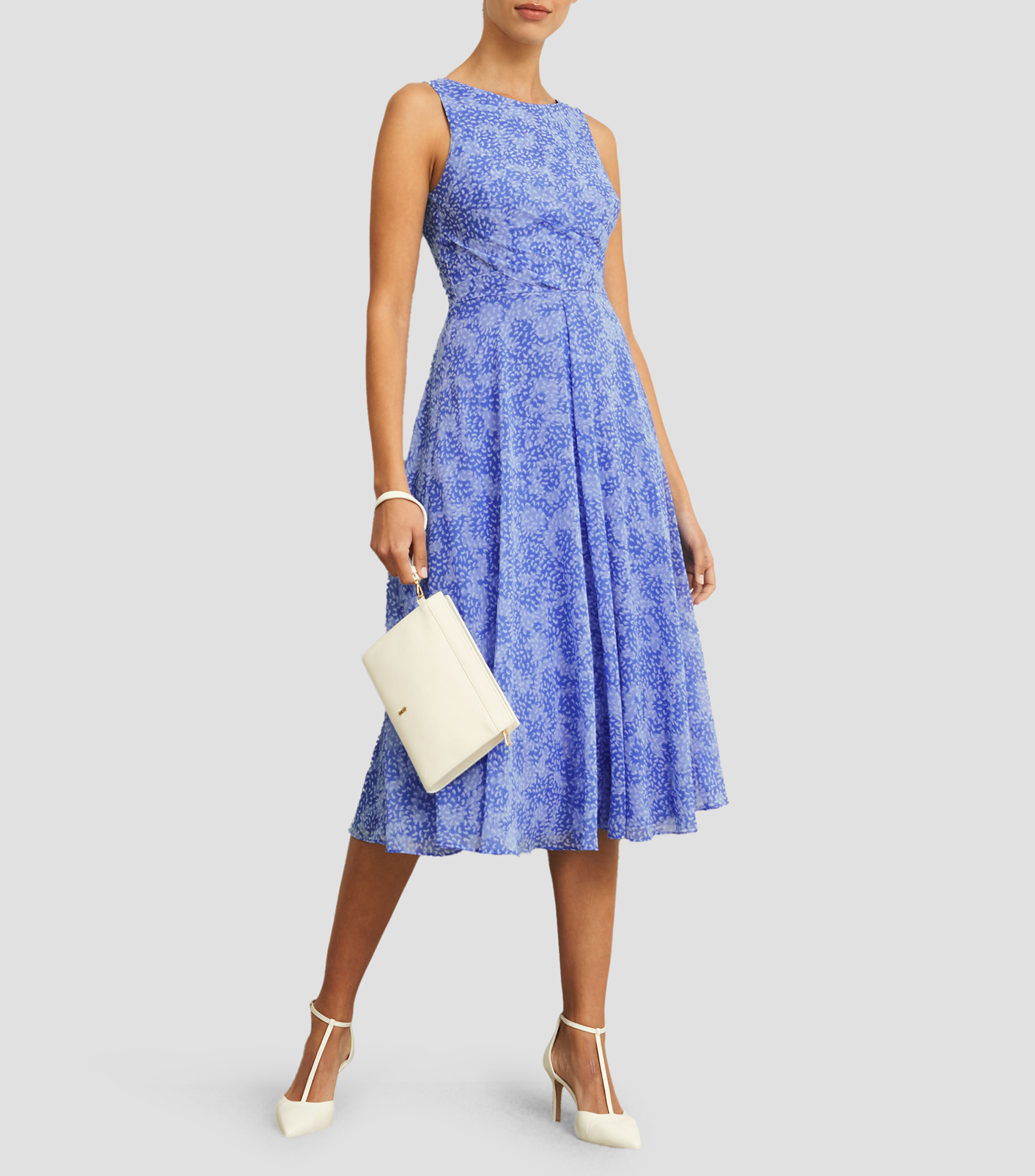 Vestido midi sin mangas Jess Mujer